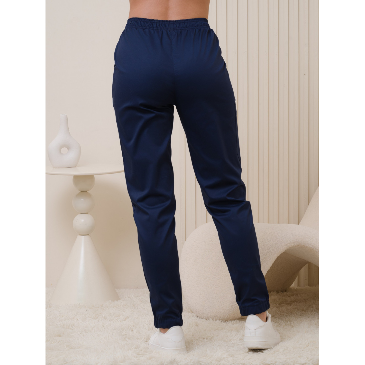 Брюки медицинские жен. М-319-63 ткань Элит-145/Стрейч