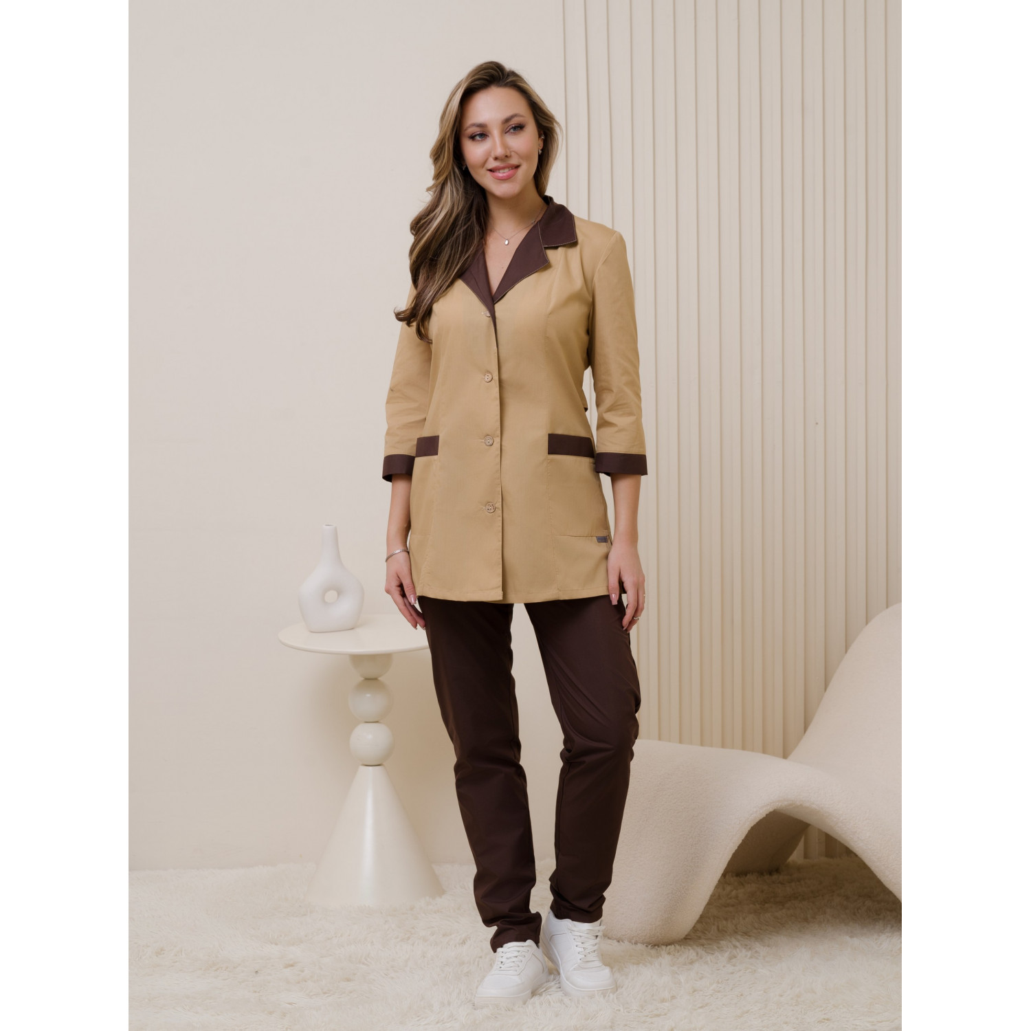 Костюм медицинский жен. М-127-19/27 ткань Тиси