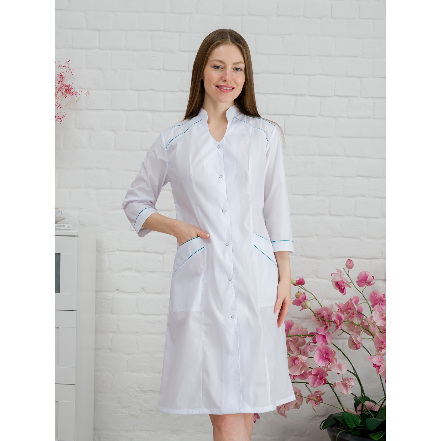 Халат медицинский жен. М-023 ткань Тиси