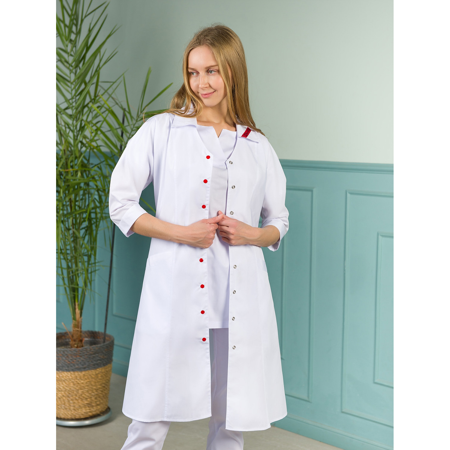 Халат медицинский жен. М-050(6) ткань Тиси