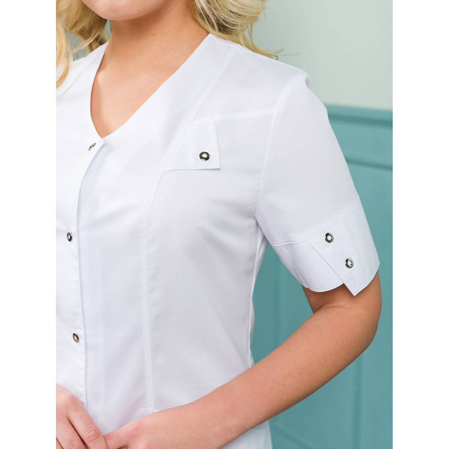 Халат медицинский жен. М-071(19) Элит-145/Стрейч