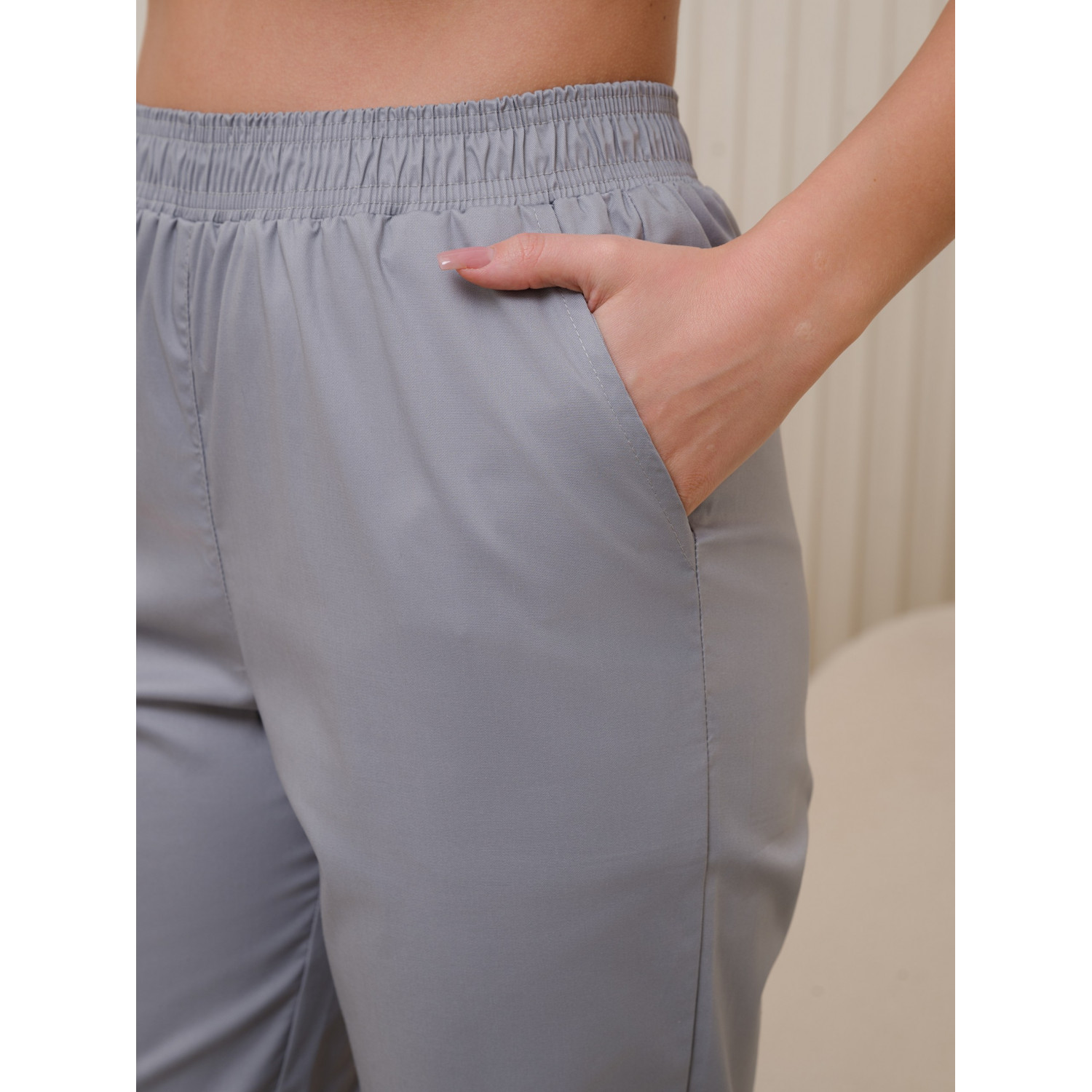 Брюки медицинские жен. М-319-39 ткань Элит-145/Стрейч