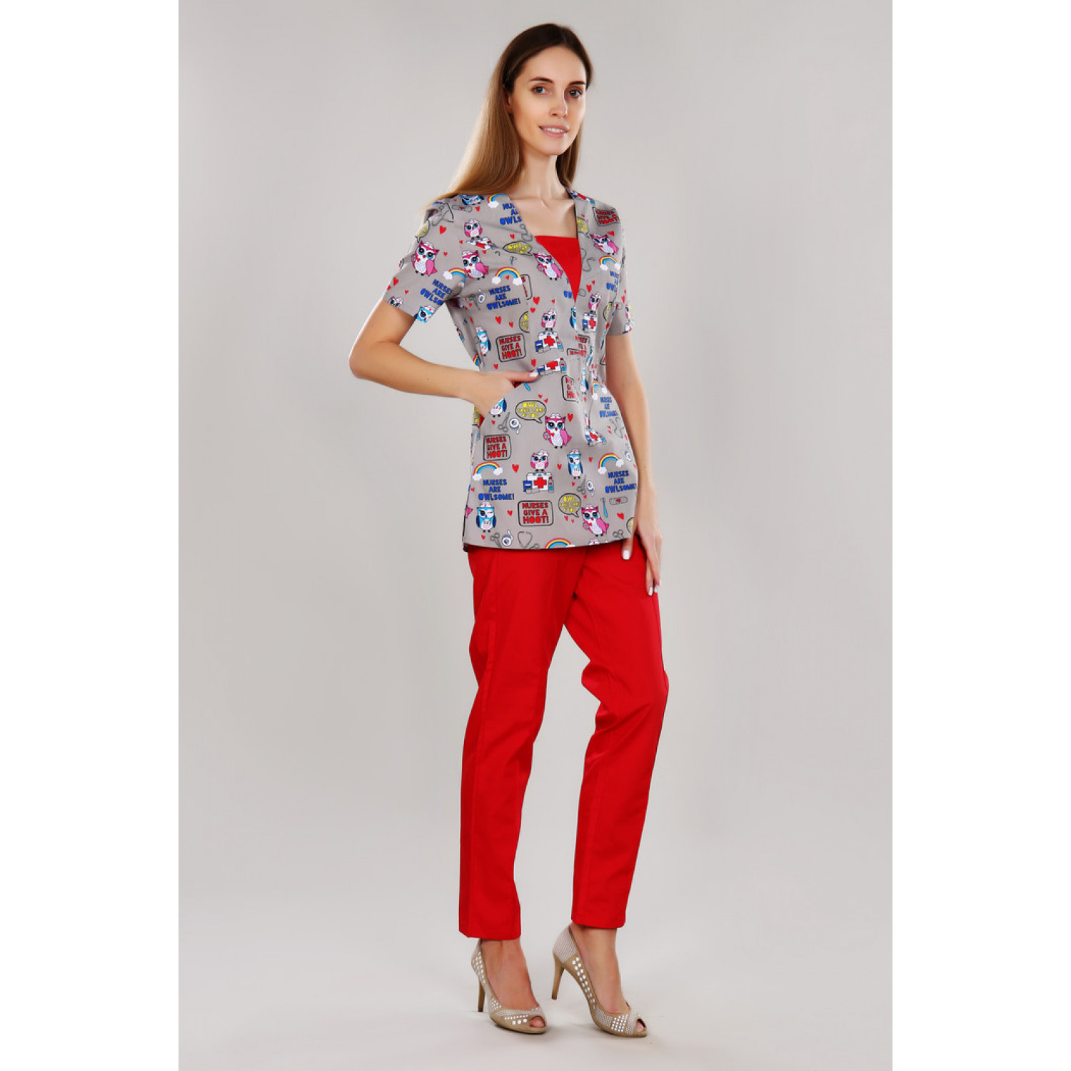 Костюм медицинский жен. М-111П ткань Тиси