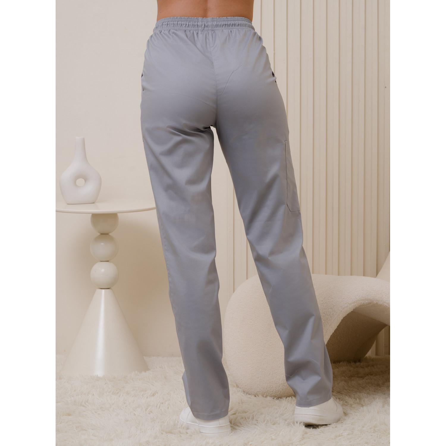 Брюки медицинские жен. М-318-39 ткань Элит-145/Стрейч