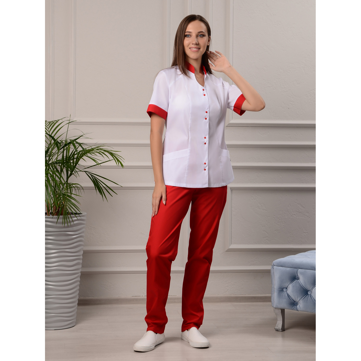 Костюм медицинский жен. М-126-0/6 ткань Тиси