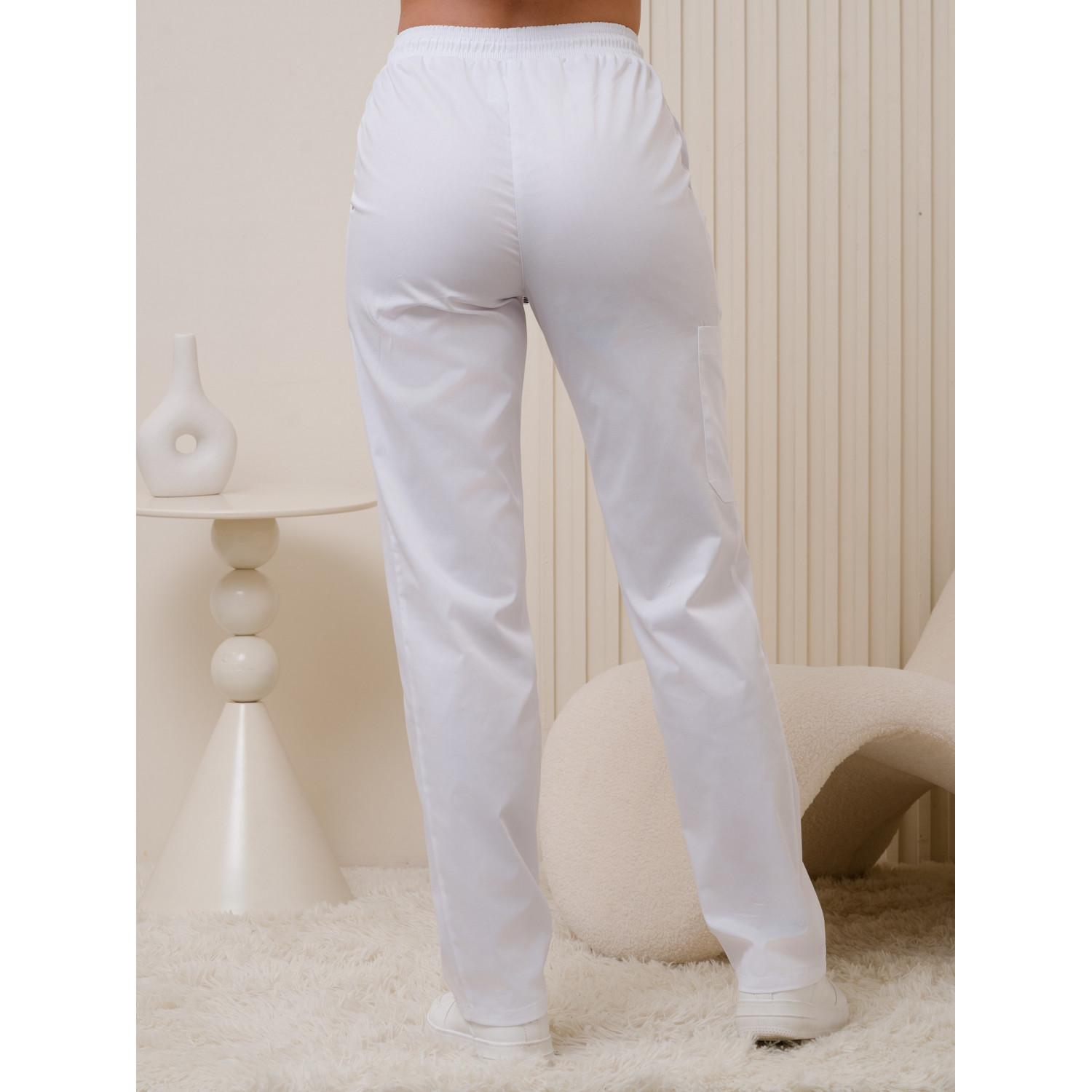 Брюки медицинские жен. М-318-0 ткань Элит-145/Стрейч