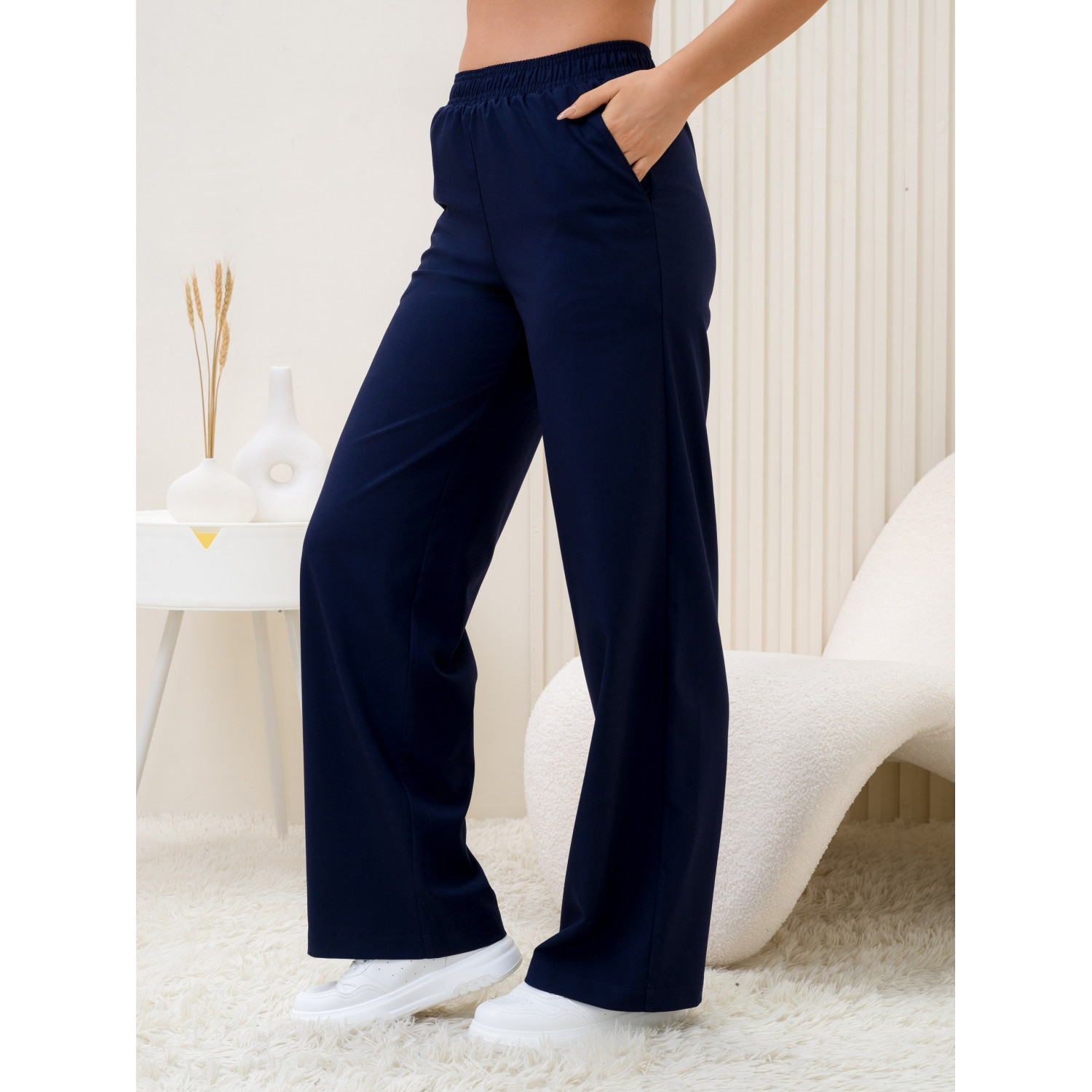 Брюки медицинские жен. М-320-63 ткань Вискоза/Стрейч