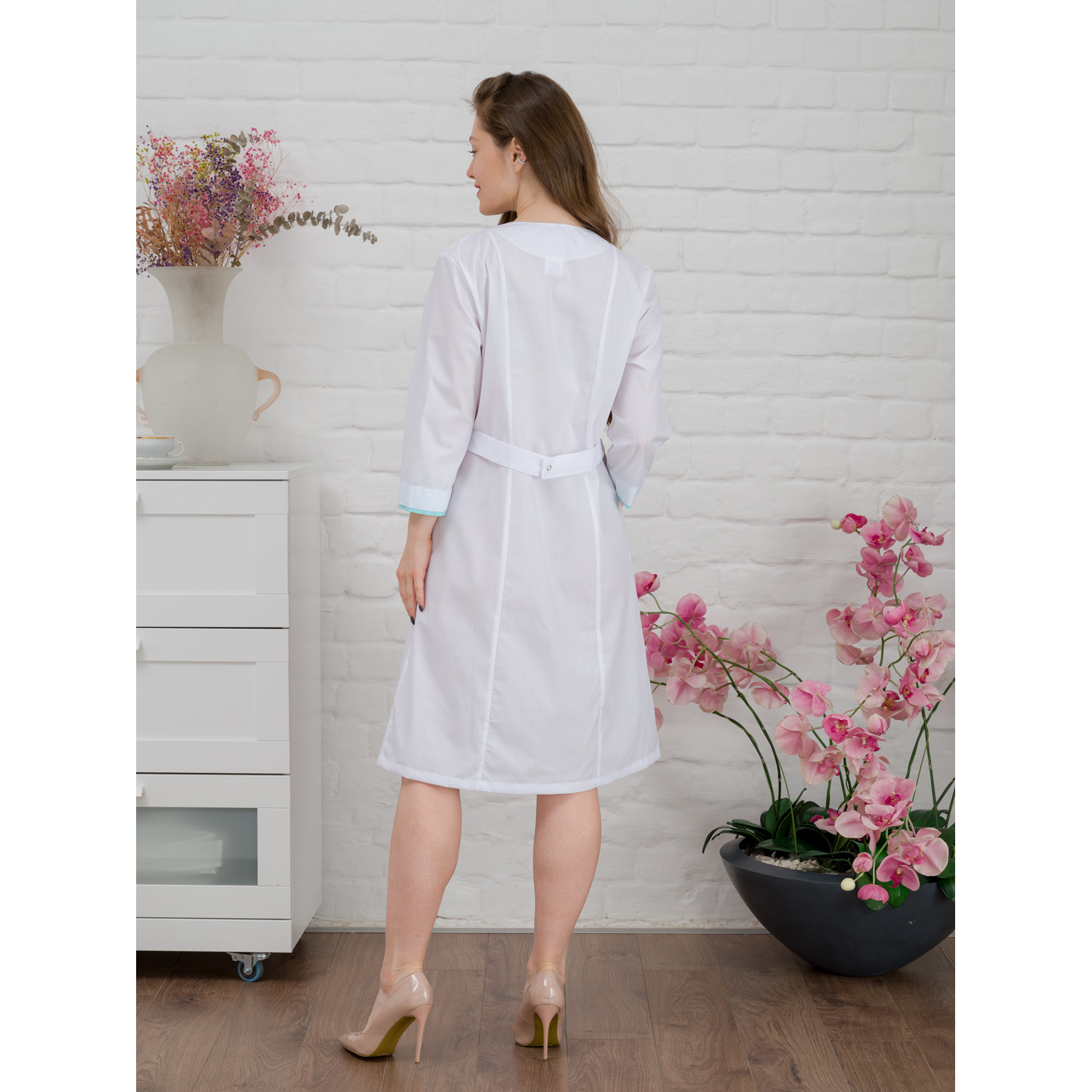 Халат медицинский жен. М-038(2) ткань Тиси