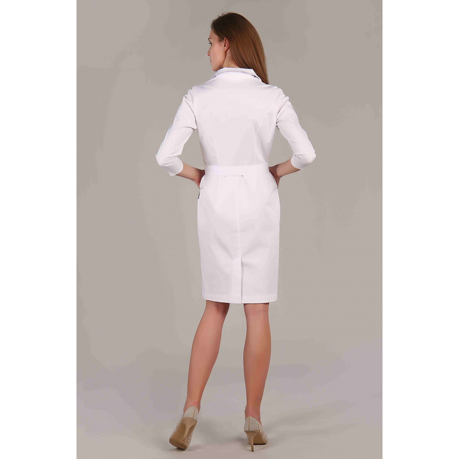 Халат медицинский жен. М-062 ткань Элит-145/Стрейч