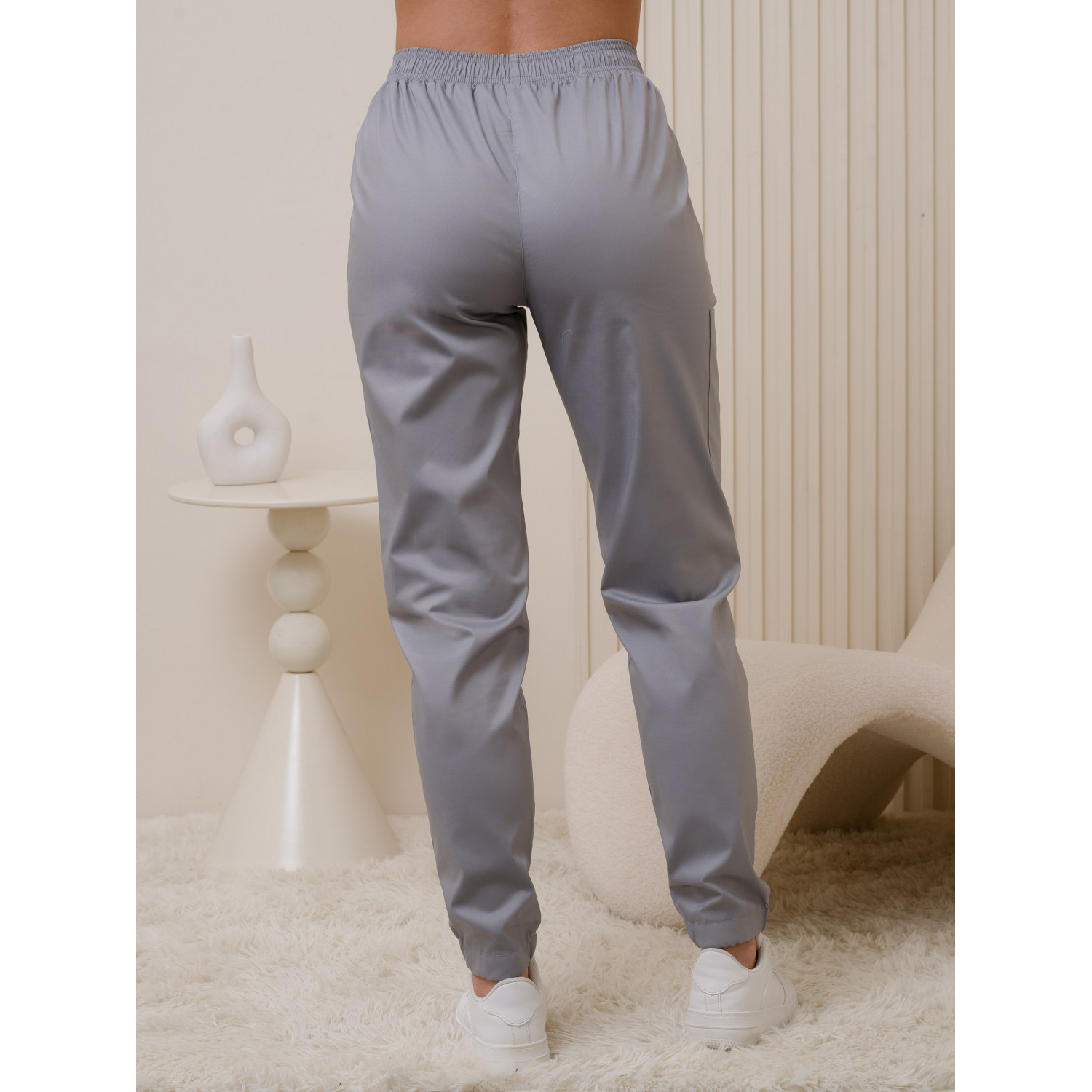 Брюки медицинские жен. М-319-39 ткань Элит-145/Стрейч