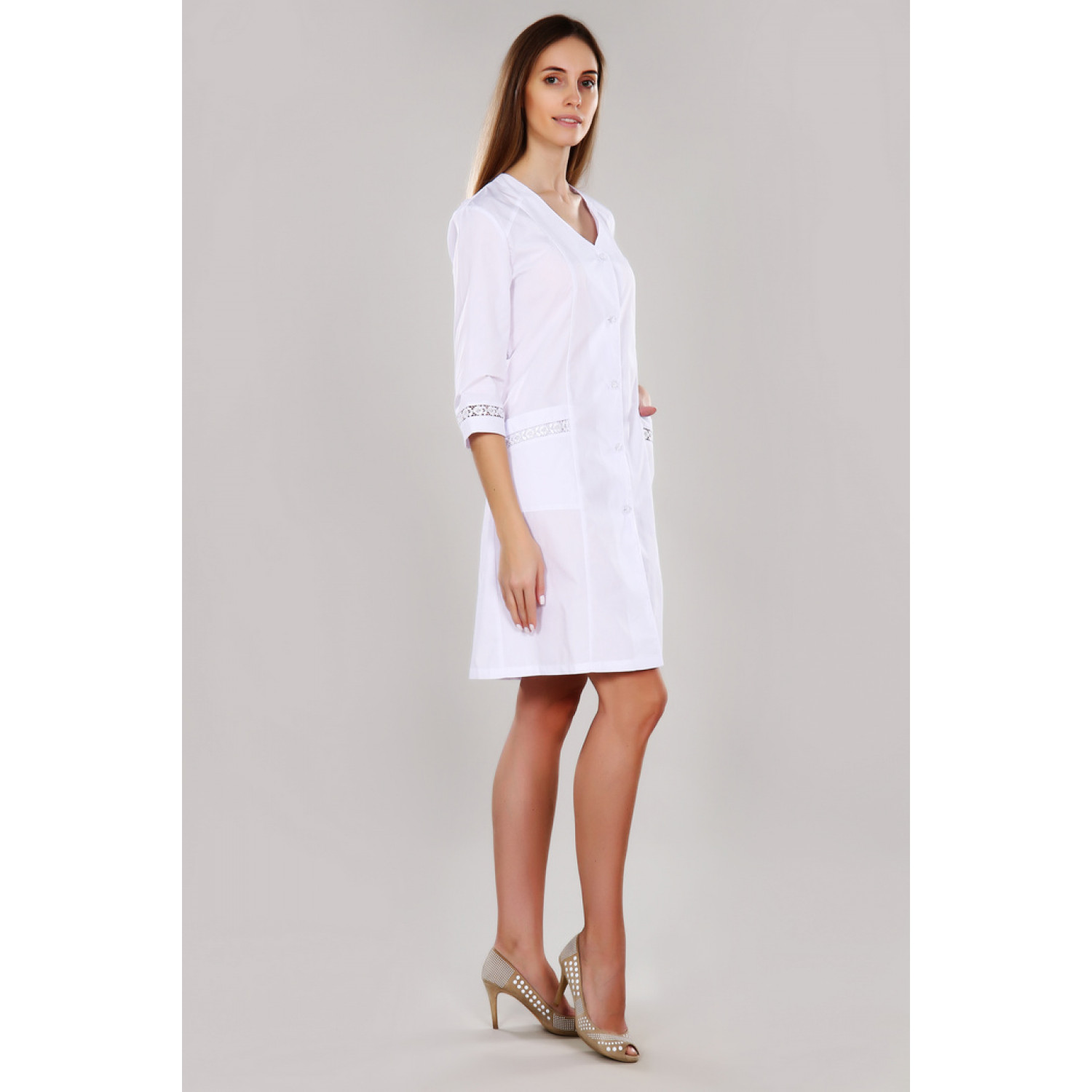 Халат медицинский жен. М-036 ткань Тиси