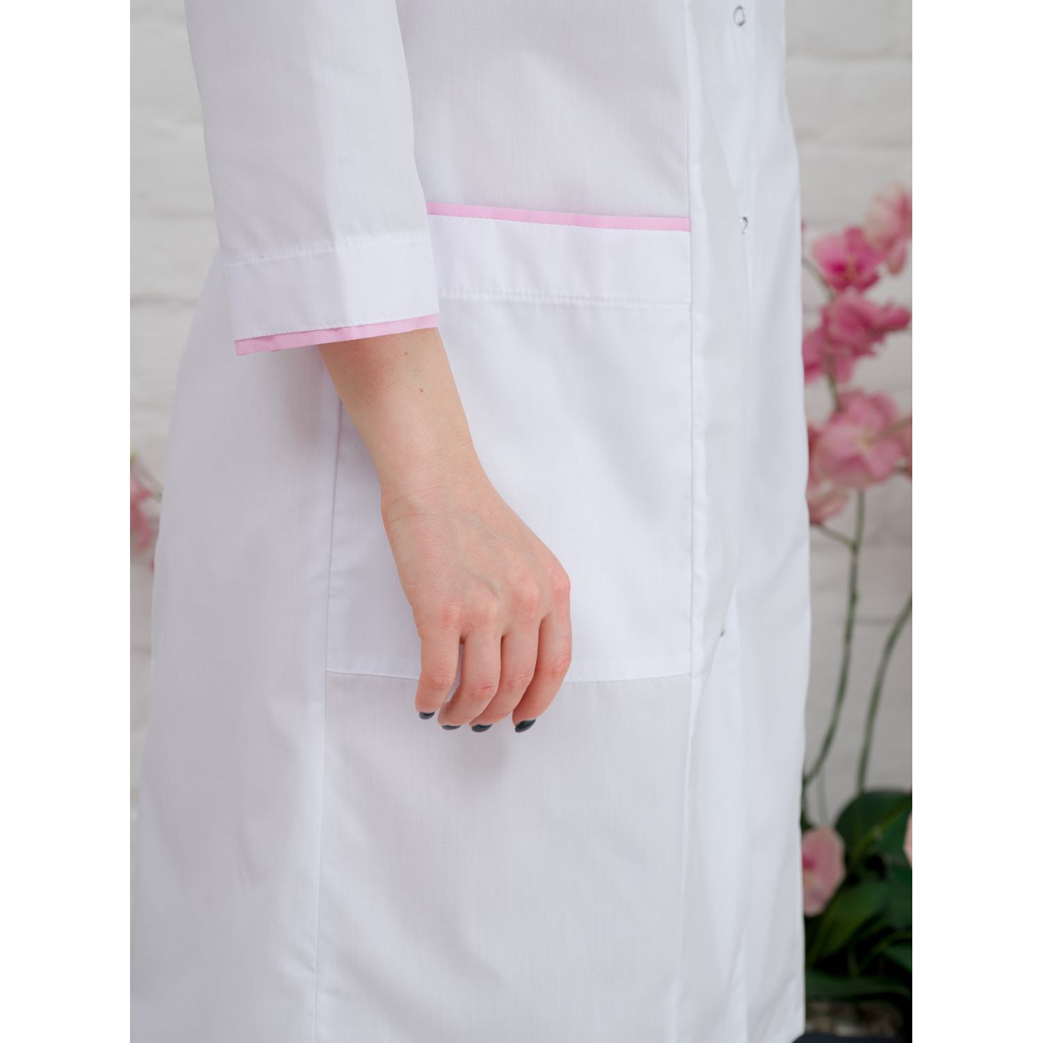 Халат медицинский жен. М-038(34) ткань Тиси