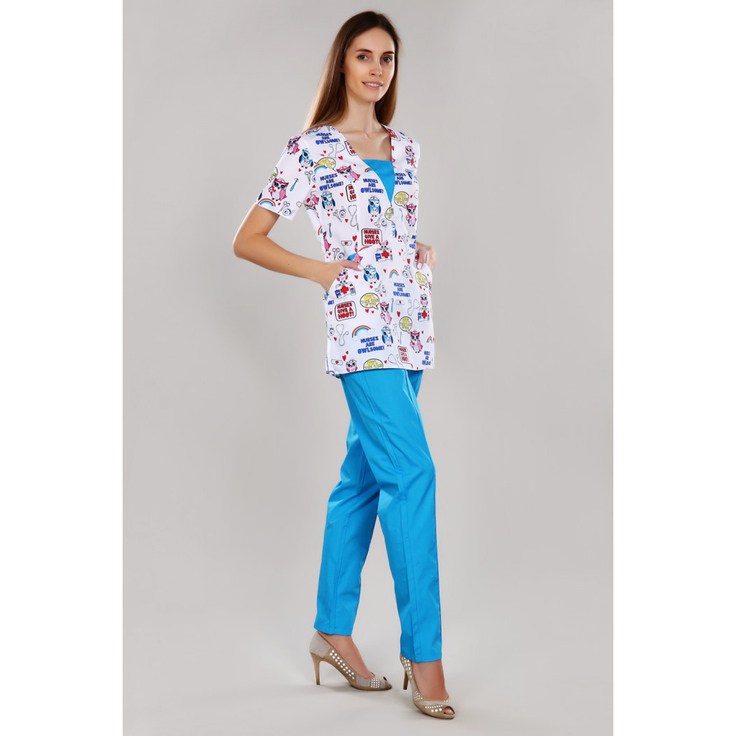 Костюм медицинский жен. М-111П ткань Тиси