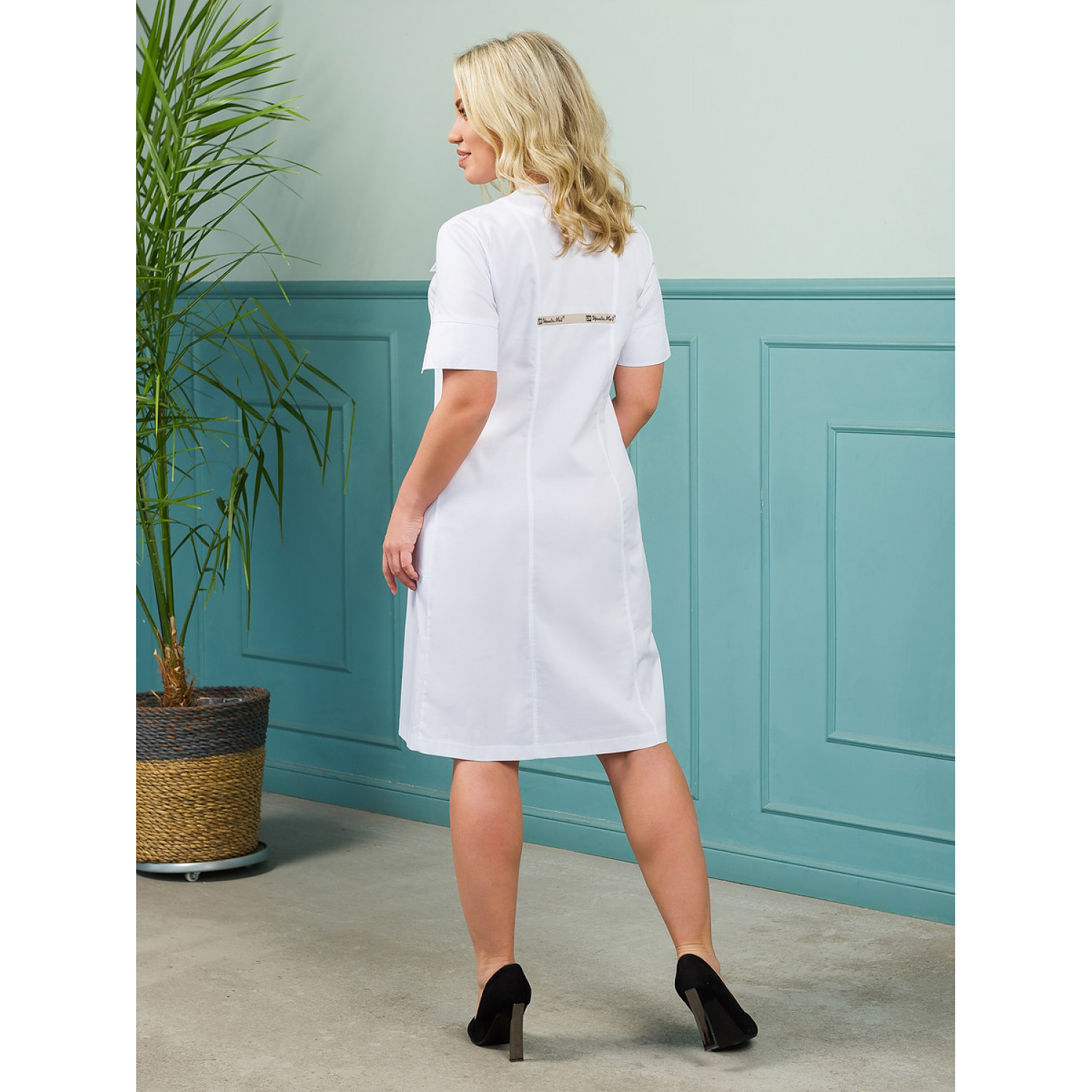 Халат медицинский жен. М-071(19) Элит-145/Стрейч