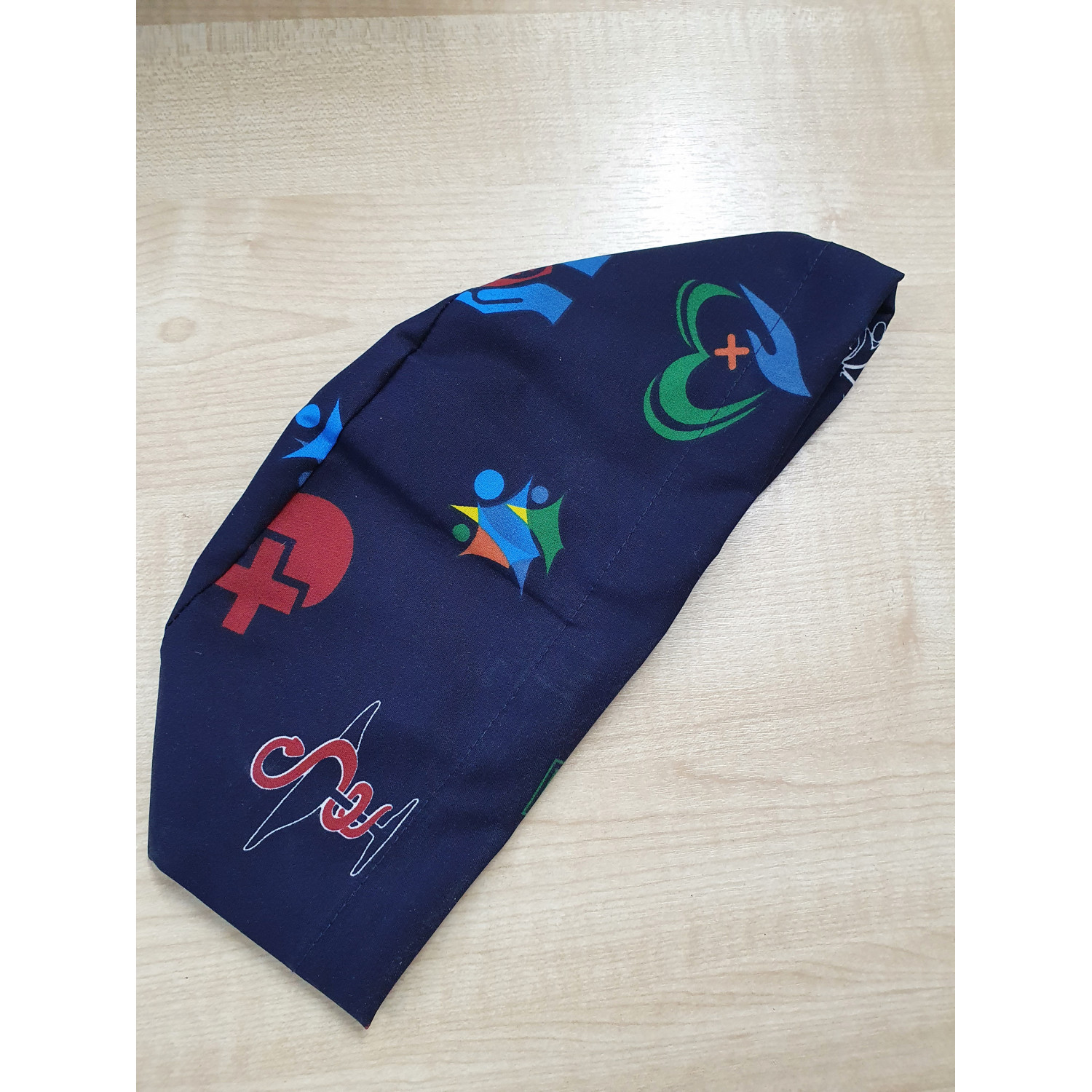 Колпак на резинке М-603(N3-Y2)ткань Стрейч/Принт