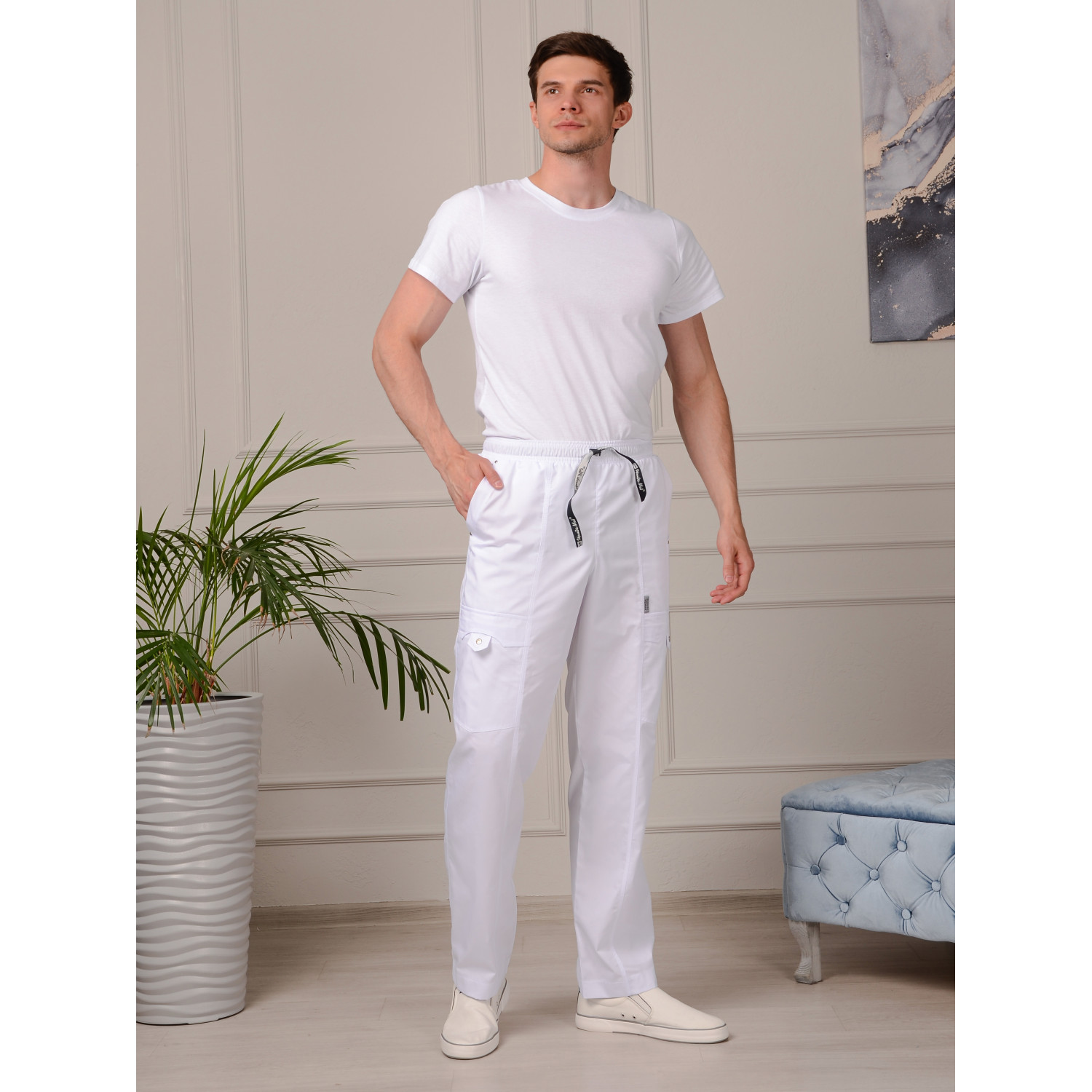 Брюки медицинские муж. М-750 ткань Элит-145