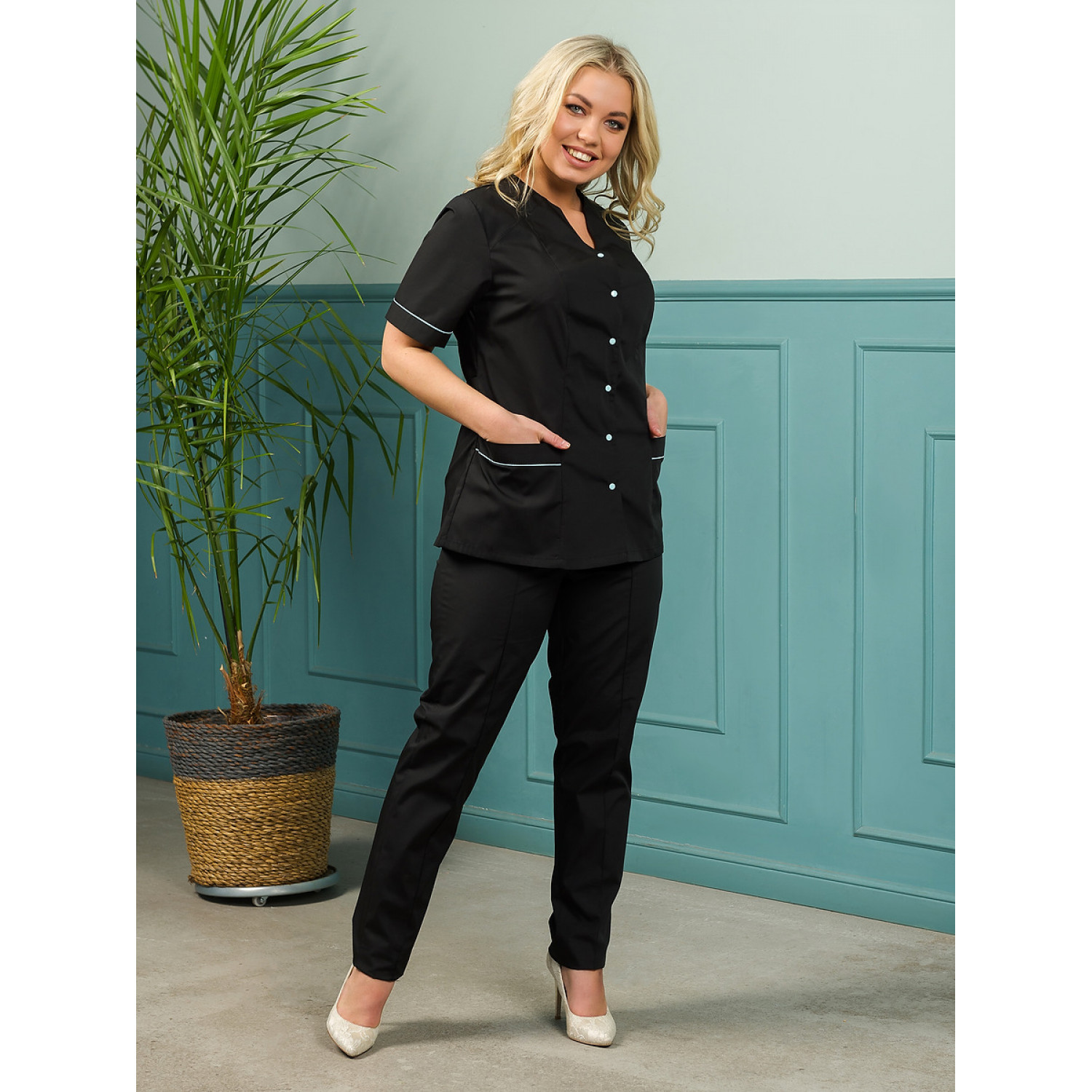 Костюм медицинский жен. М-119-124(2) ткань Тиси