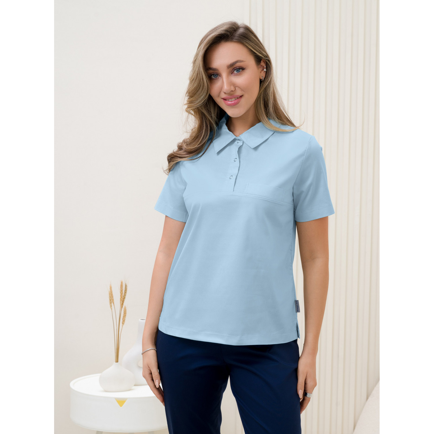 Поло медицинское женское М-283-4306