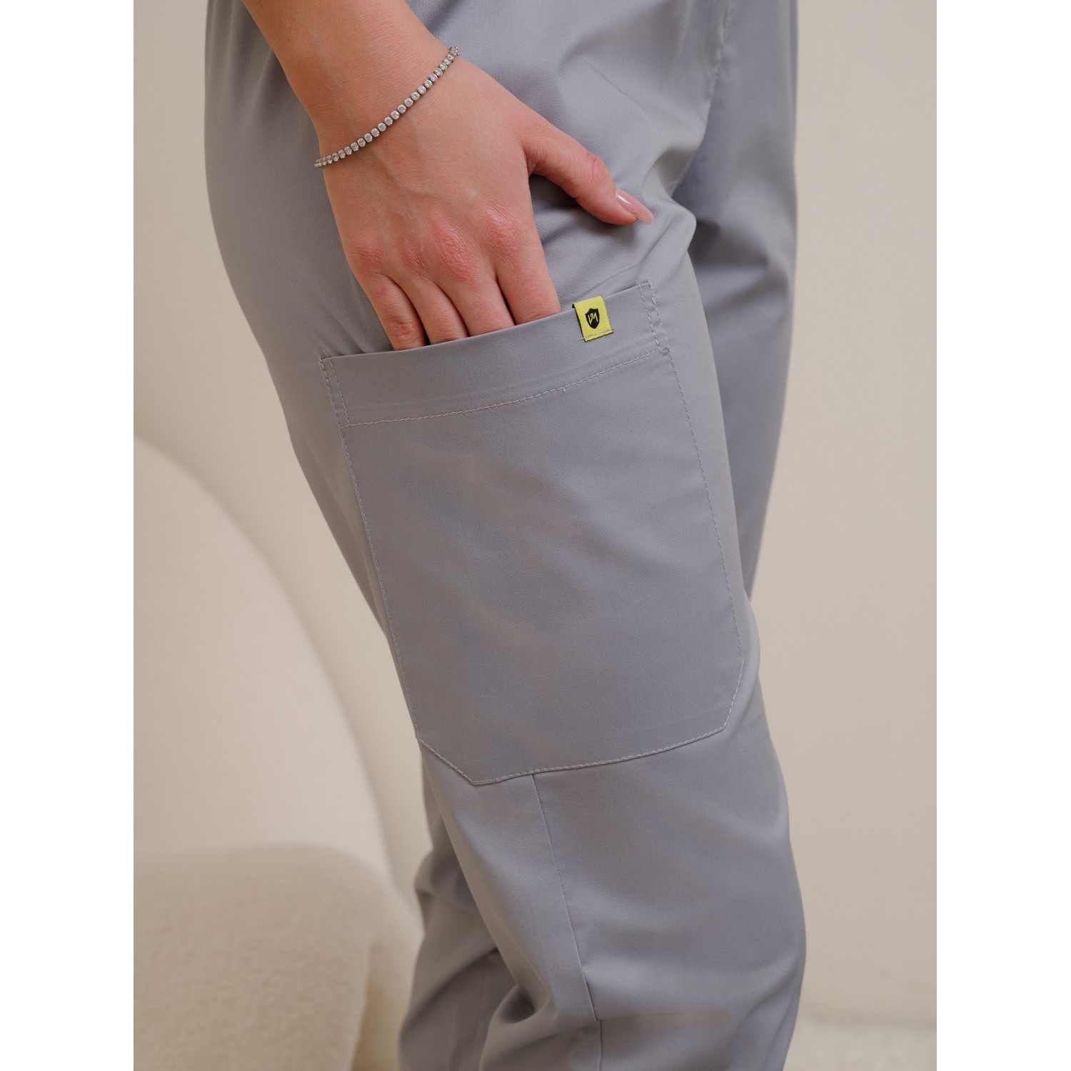 Брюки медицинские жен. М-319-39 ткань Элит-145/Стрейч