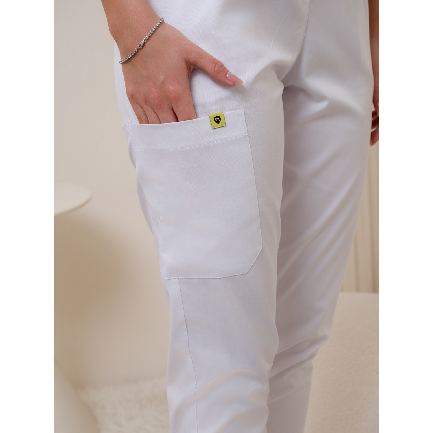 Брюки медицинские жен. М-319-0 ткань Элит-145/Стрейч