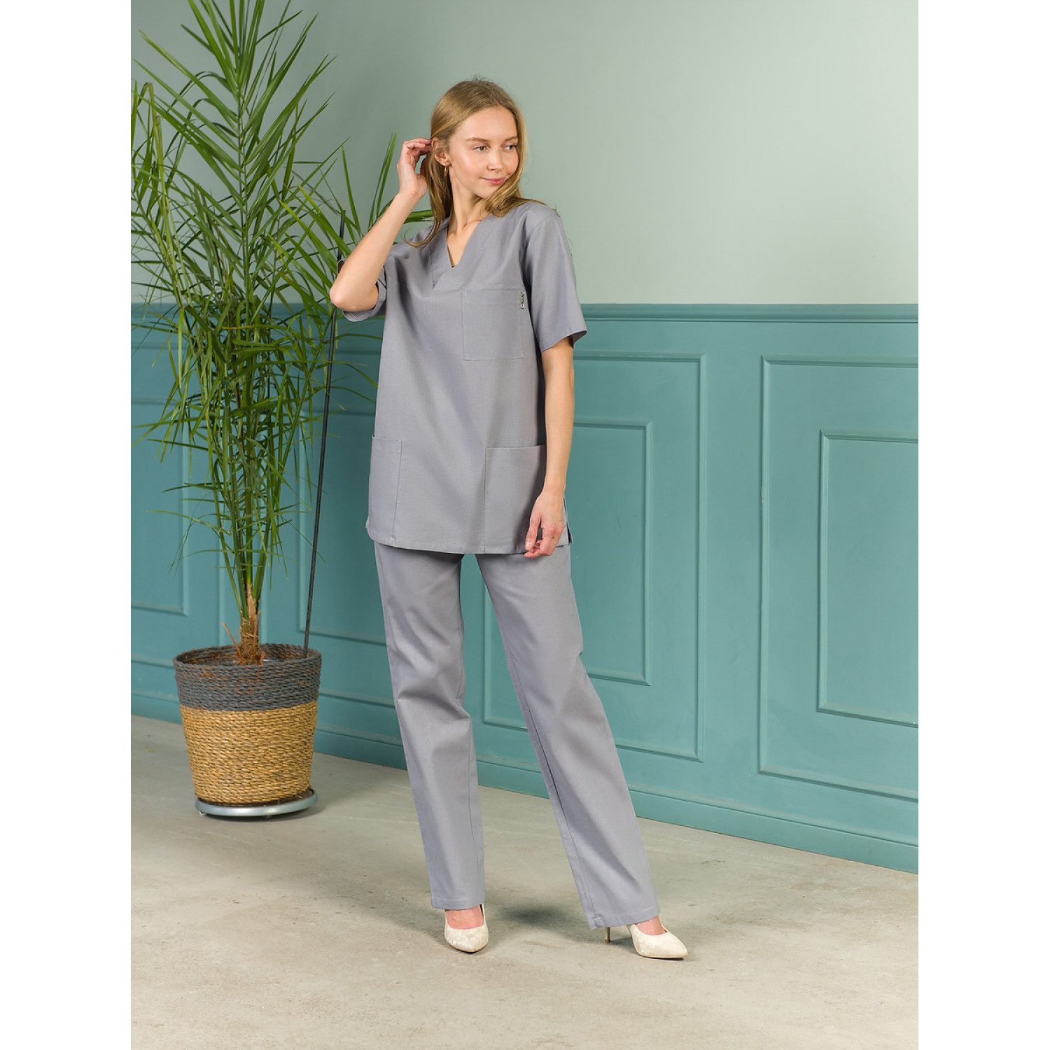 Костюм мед. хирург. муж. М-150 ткань Бязь гл-краш.