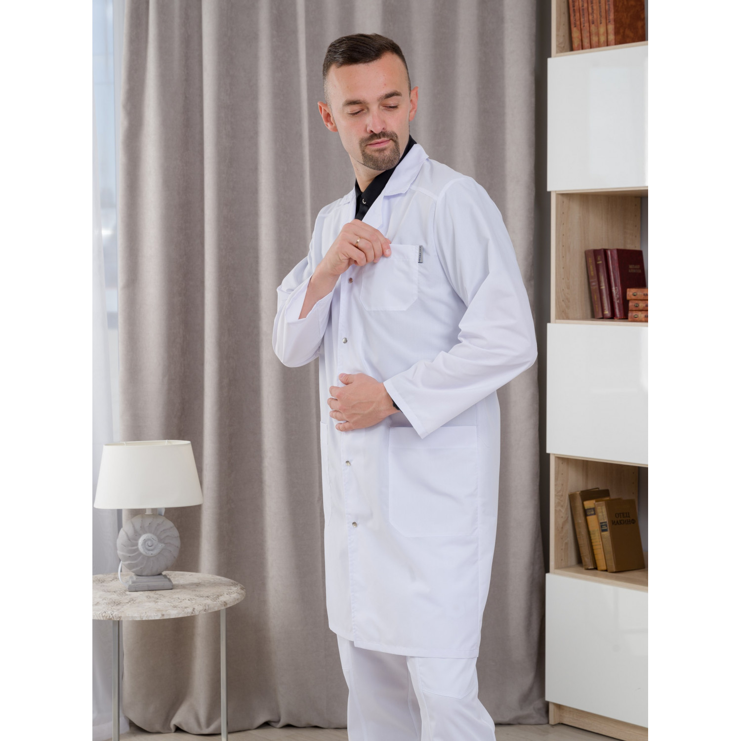 Халат медицинский муж. М-015 ткань Тиси