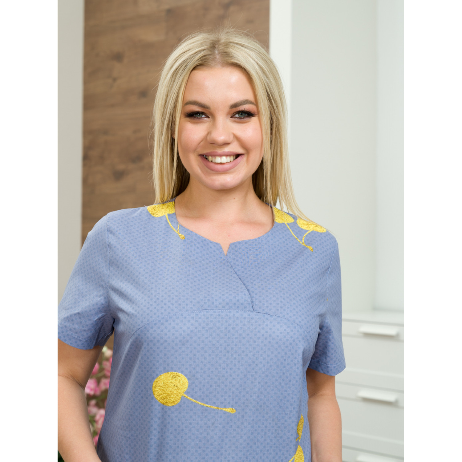 Рубашка М-281-20619 ткань Поплин