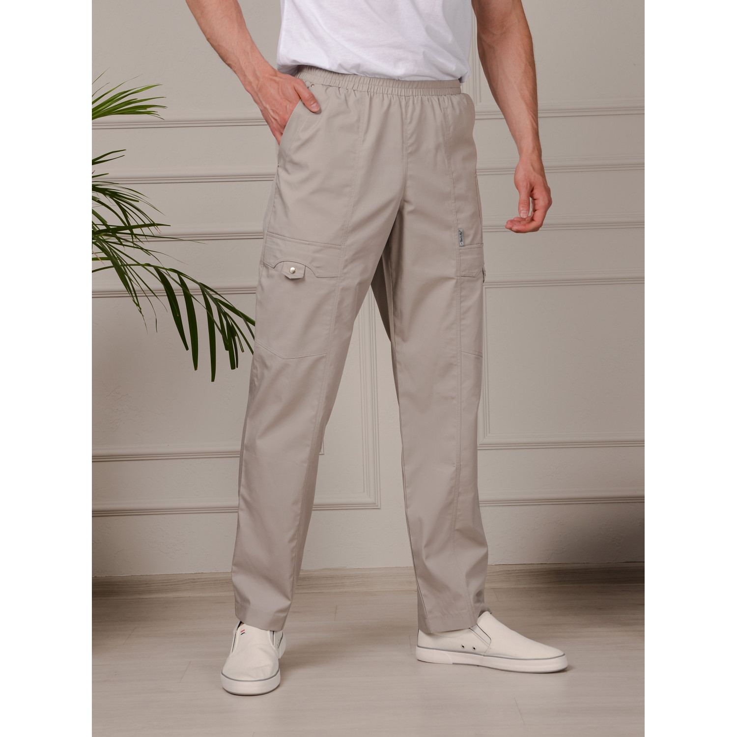 Брюки медицинские муж. М-750А ткань Элит-145