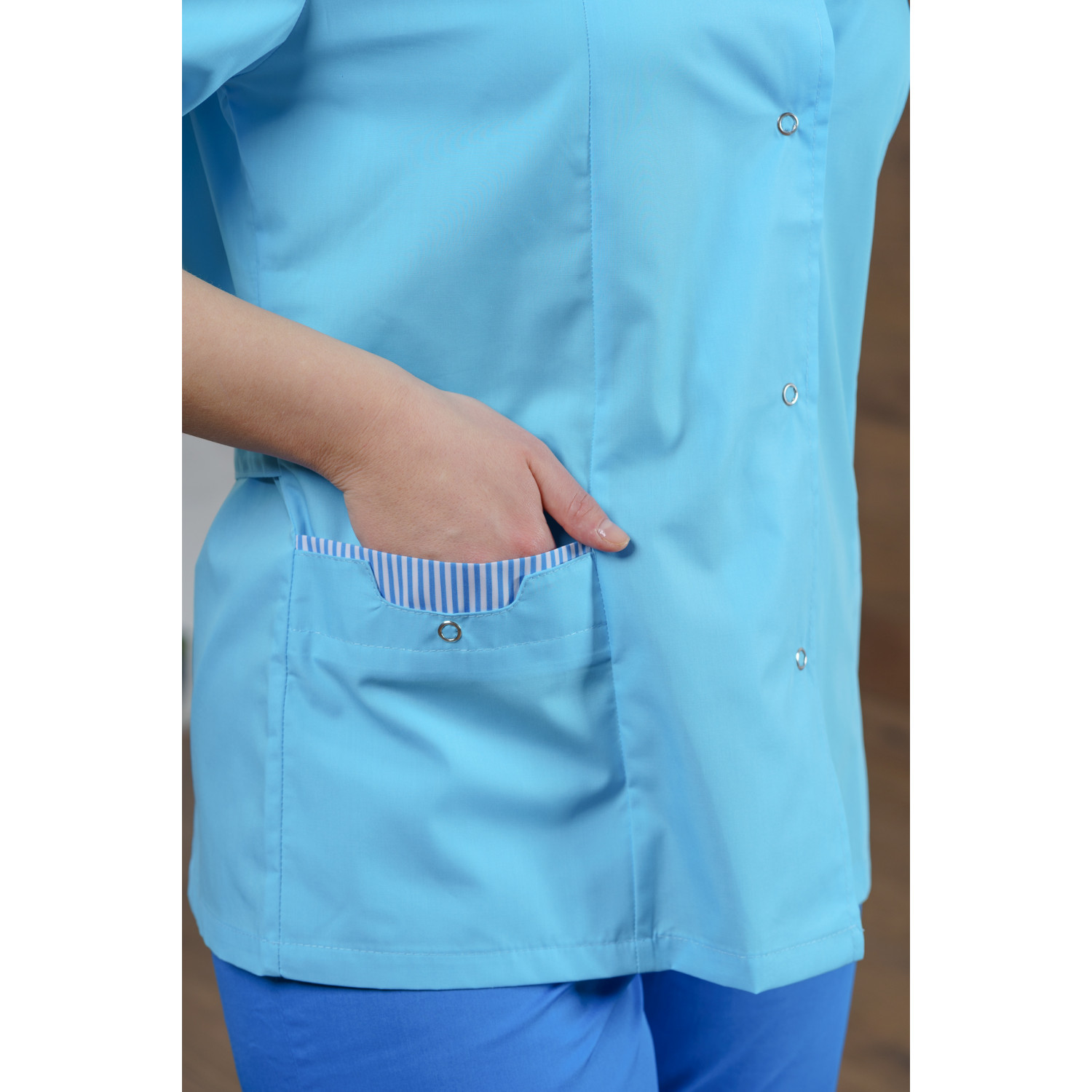 Костюм медицинский жен. М-140-13/24 ткань Тиси