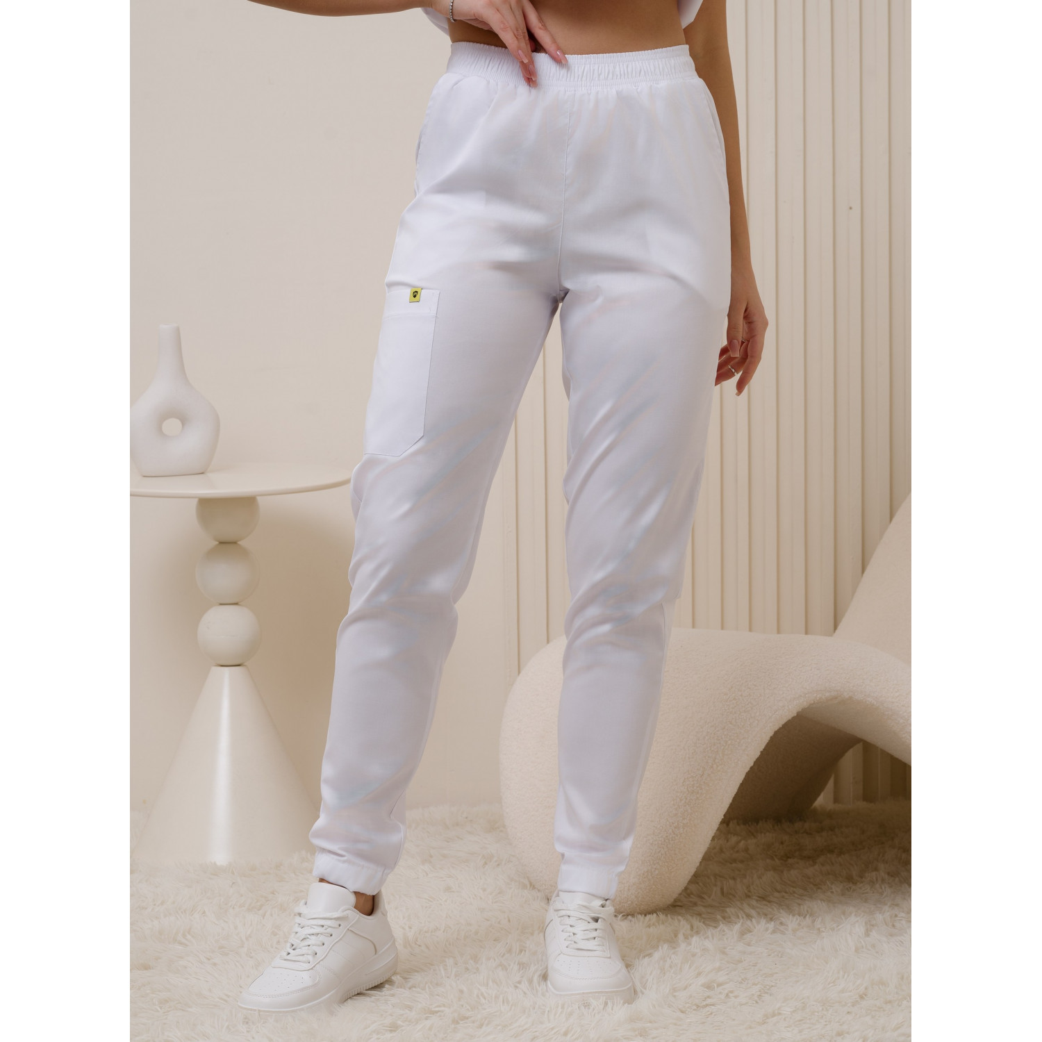 Брюки медицинские жен. М-319-0 ткань Элит-145/Стрейч