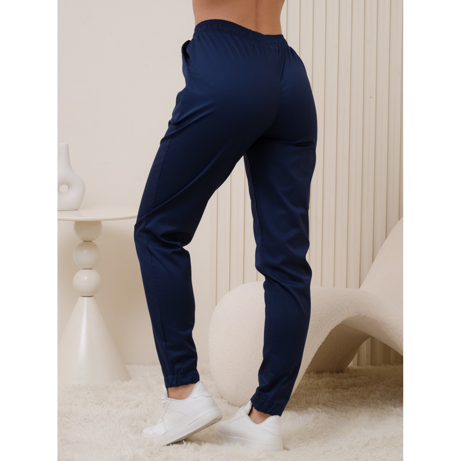 Брюки медицинские жен. М-319-63 ткань Элит-145/Стрейч