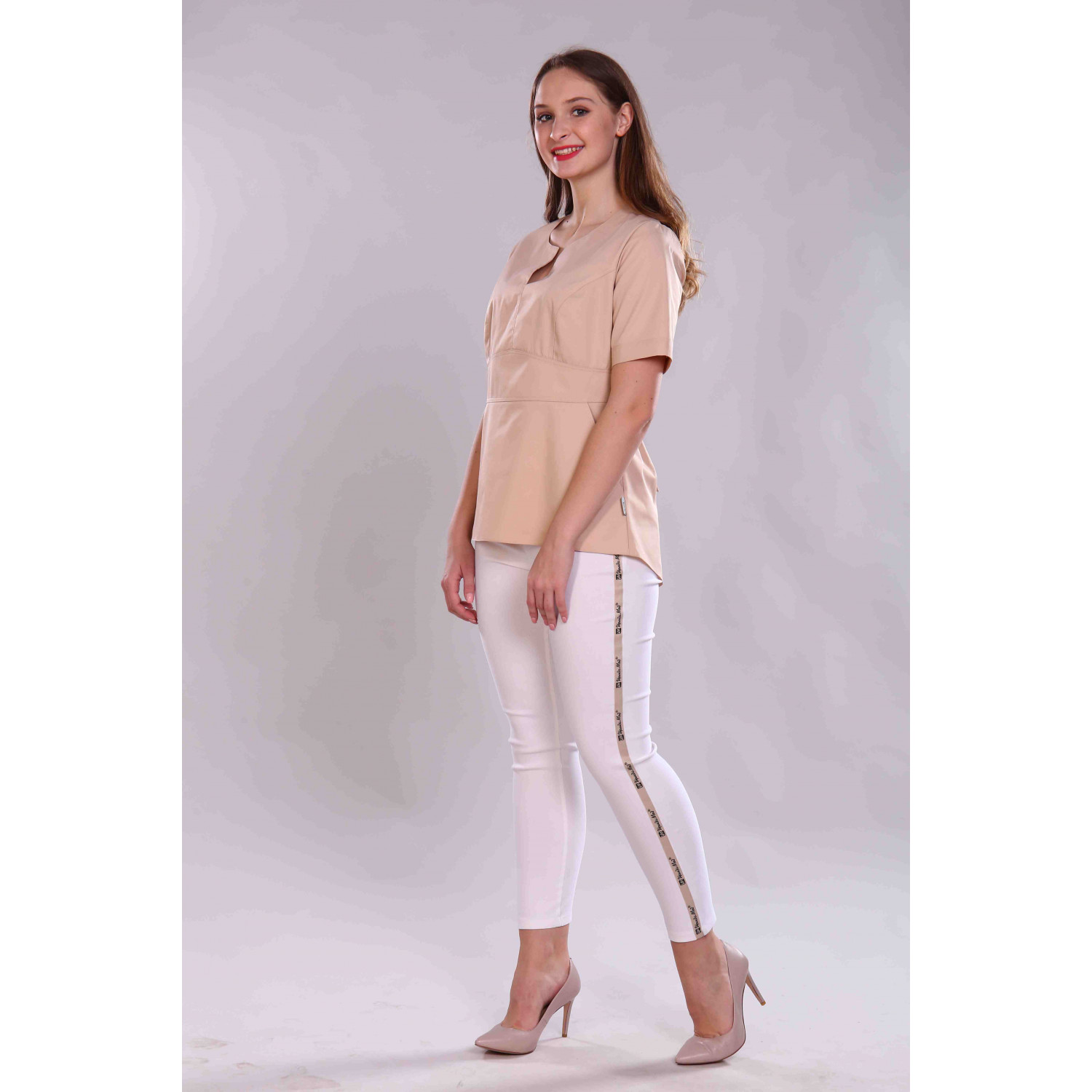 Брюки медицинские жен. М-305(19) ткань Элит-145/Стрейч