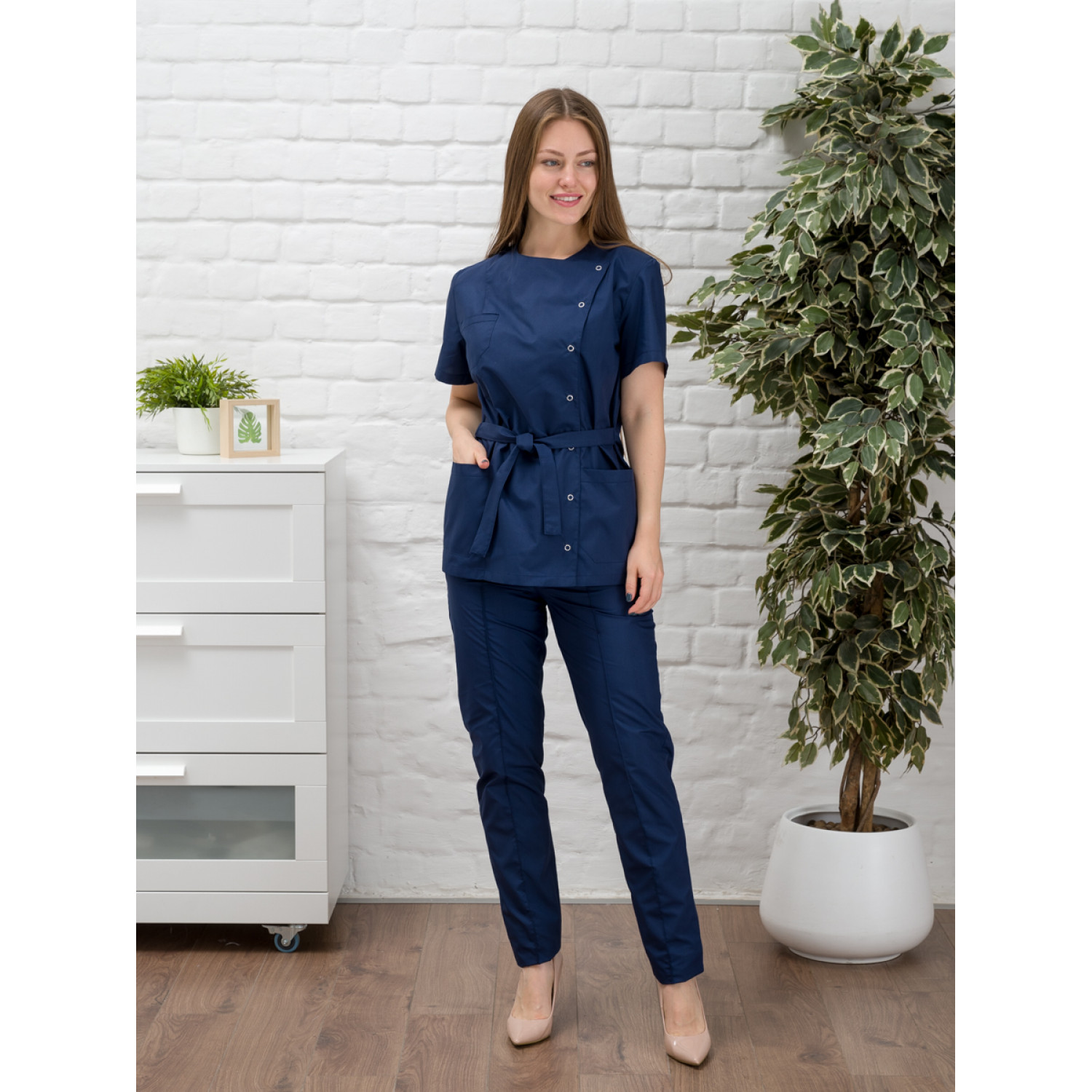 Костюм медицинский жен. М-132-63 ткань Тиси