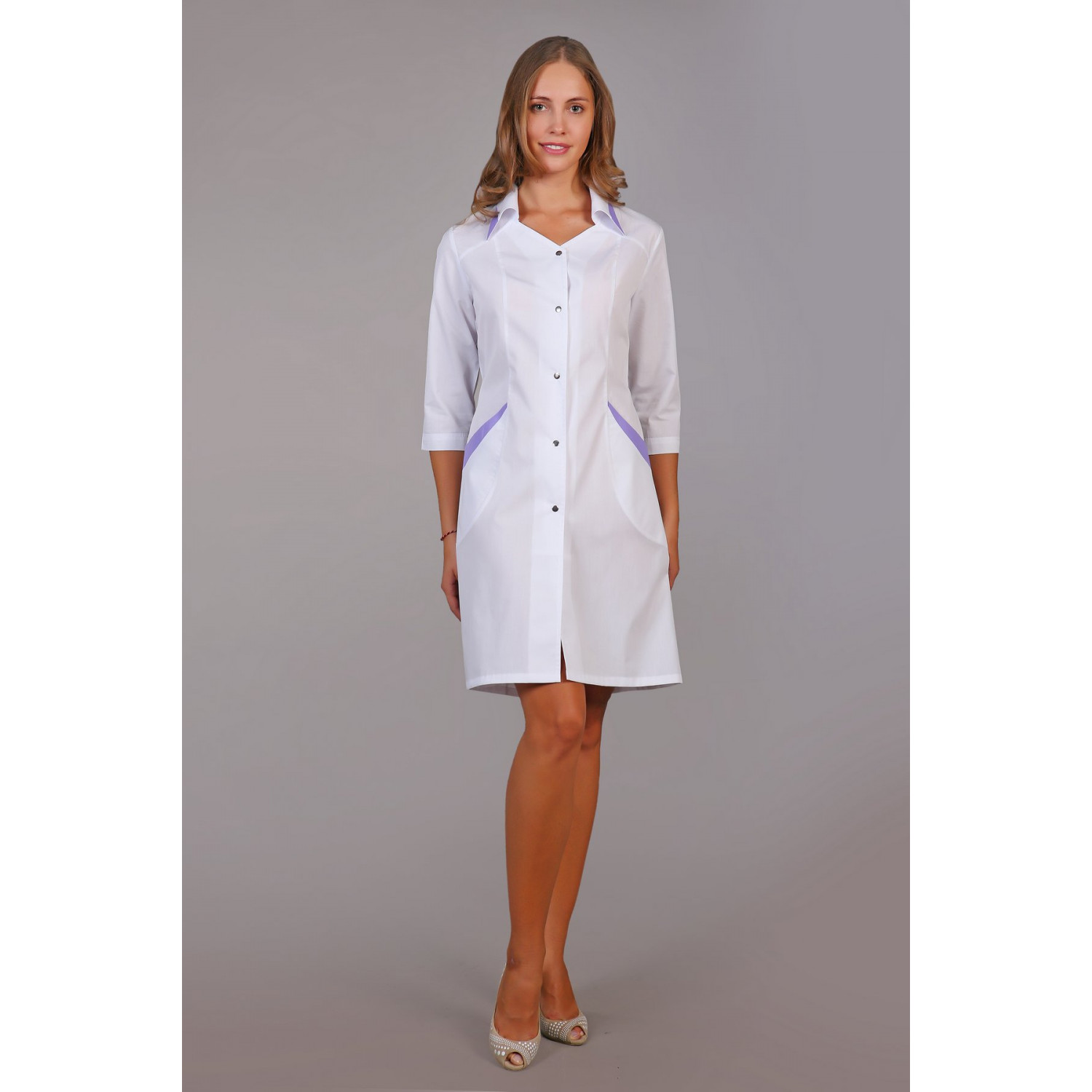Халат медицинский жен. М-040 ткань Тиси