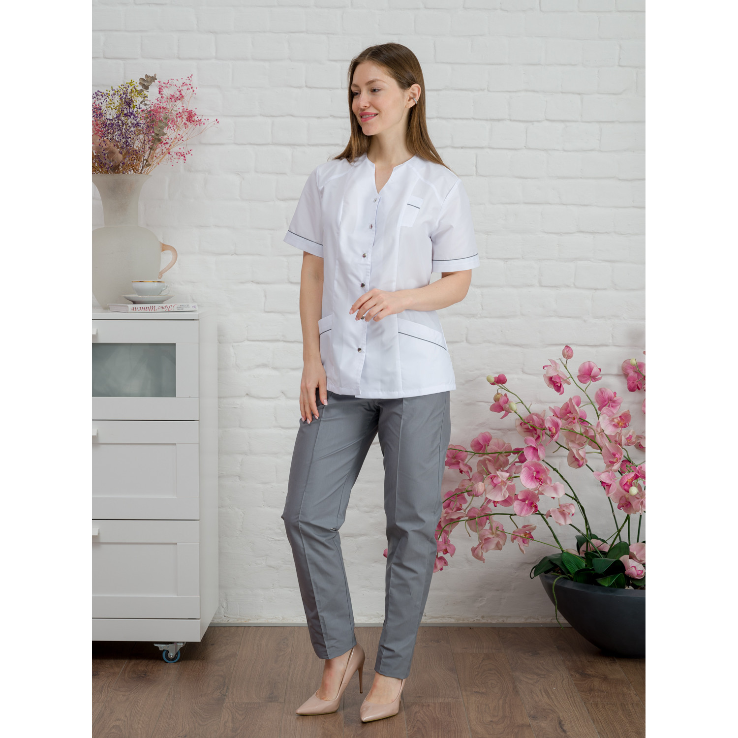 Костюм медицинский жен. М-119-0(73) ткань Тиси